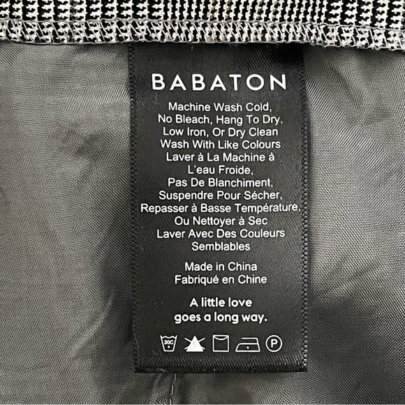 Aritzia Babaton Conan Pant Plaid Size 4 - Picture 8 of 9